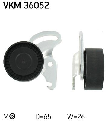 Rolka napinacza, pasek klinowy wielorowkowy SKF VKM 36052