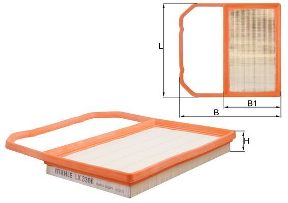 Filtr powietrza KNECHT LX 3306
