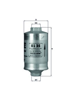 Filtr paliwa KNECHT KL 25