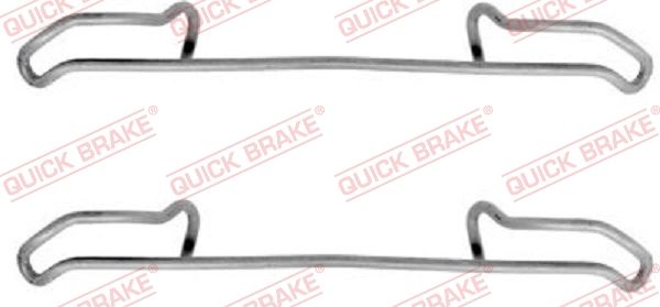 Zestaw akcesoriów, klocki hamulcowe QUICK BRAKE 109-1085