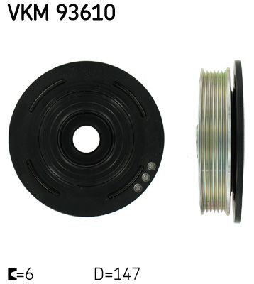 Koło pasowe, wał korbowy SKF VKM93610