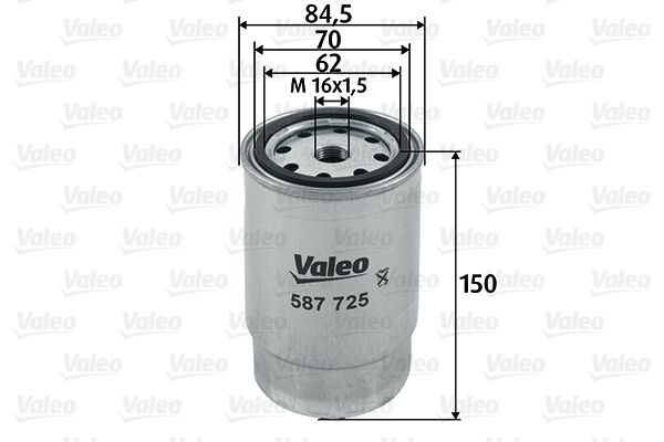 Filtr paliwa VALEO 587725