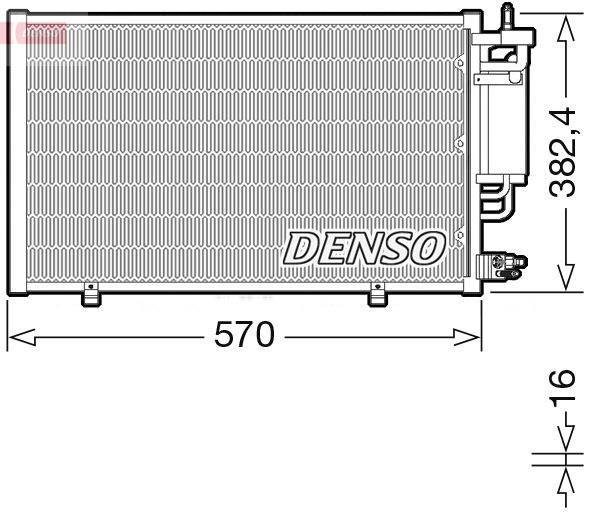 Skraplacz, klimatyzacja Denso DCN10051