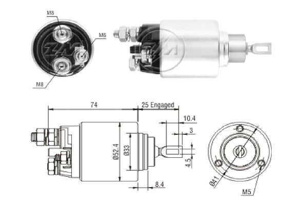 Włącznik elektromagnetyczny, rozrusznik ERA ZM2381
