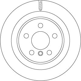 Tarcza hamulcowa TRW DF6755