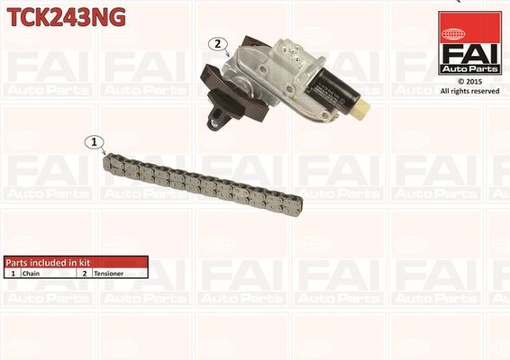 Zestaw łańcucha rozrządu FAI AutoParts tck243ng