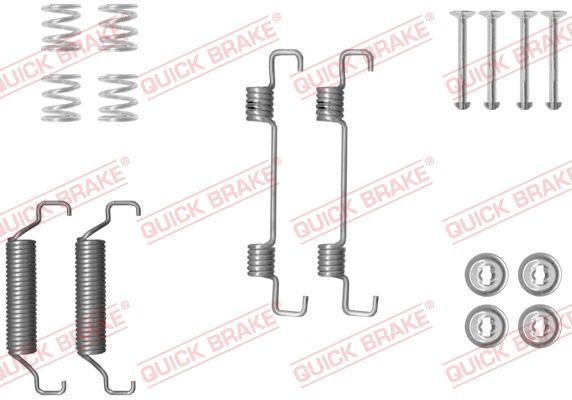 Zestaw akcesoriów, szczęki hamulcowe hamulca postojowego QUICK BRAKE 105-0052