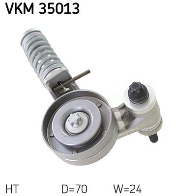 Rolka napinacza, pasek klinowy wielorowkowy SKF VKM 35013