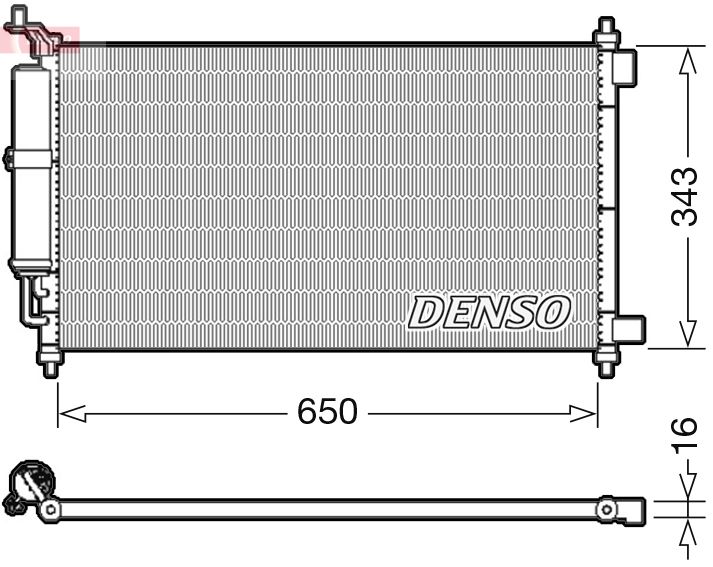 Skraplacz, klimatyzacja Denso DCN46020