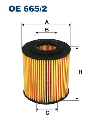 Filtr oleju FILTRON oe 665/2