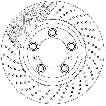 Tarcza hamulcowa TRW DF6821S