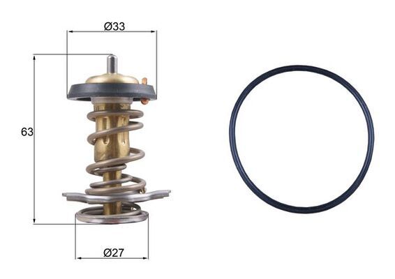 Termostat, płyn chłodzący MAHLE TX26482D