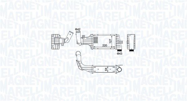 Chłodnica powietrza doładowującego MAGNETI MARELLI 351319204160