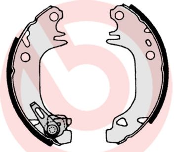 Zestaw szczęk hamulcowych BREMBO S 61 513