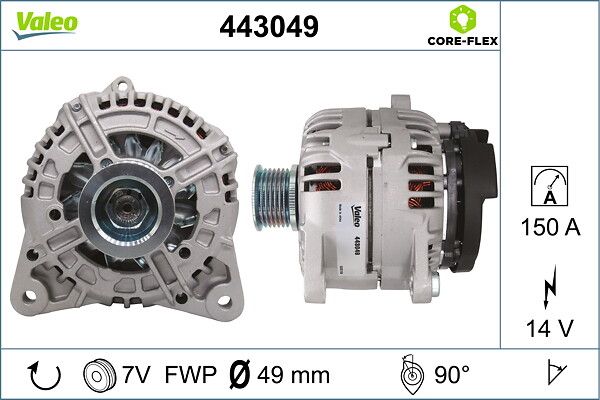 Alternator VALEO 443049