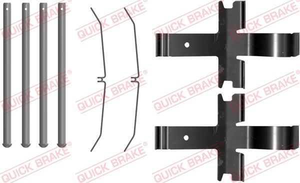 Zestaw akcesoriów, klocki hamulcowe QUICK BRAKE 109-0081