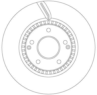 Tarcza hamulcowa TRW DF6883S