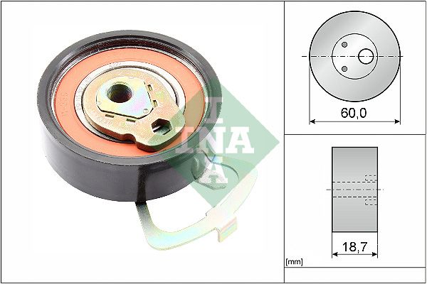 Rolka napinacza, pasek rozrządu INA 531 0339 10