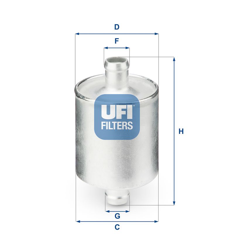 Filtr paliwa UFI 31.836.00