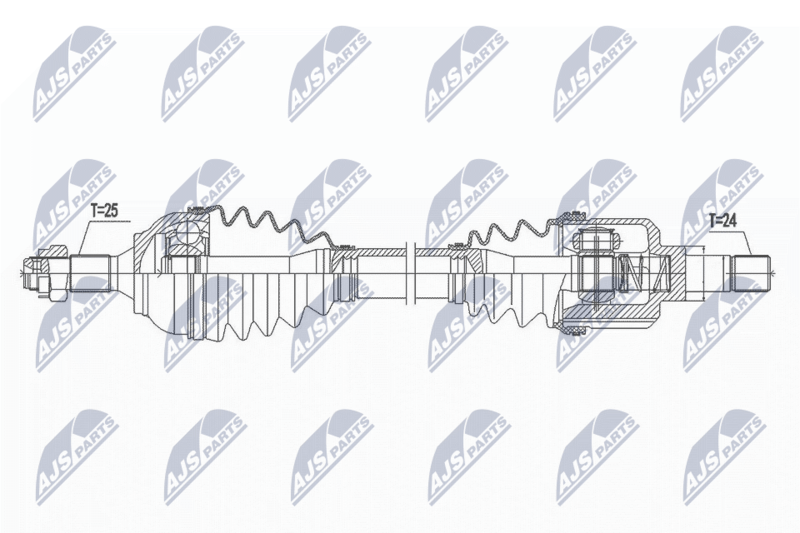 Wał napędowy NTY NPW-CT-109