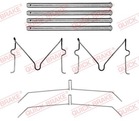 Zestaw akcesoriów, klocki hamulcowe QUICK BRAKE 109-0199