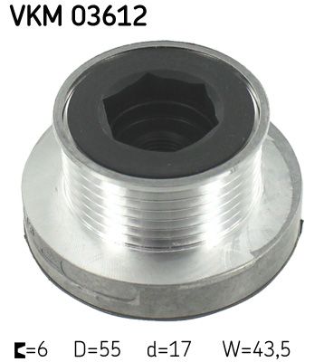Alternator - sprzęgło jednokierunkowe SKF VKM 03612