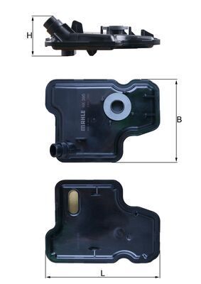 Filtr hydrauliczny, automatyczna skrzynia biegów KNECHT HX 395
