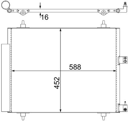 Skraplacz, klimatyzacja MAHLE AC515000S