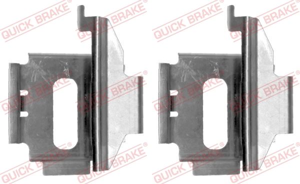 Zestaw akcesoriów, klocki hamulcowe QUICK BRAKE 109-1282