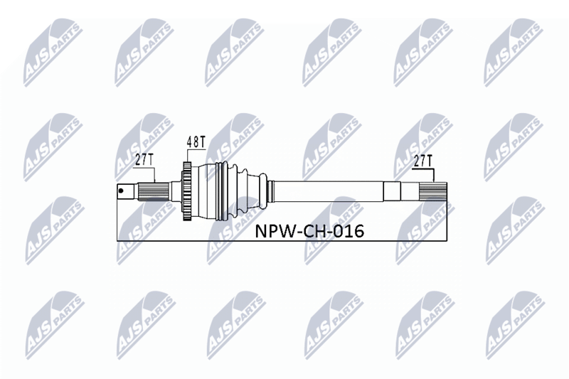 Wał napędowy NTY NPW-CH-016