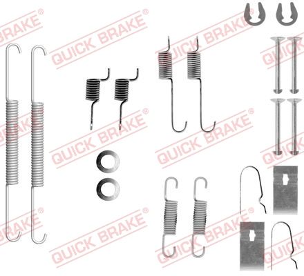Zestaw akcesoriów, szczęki hamulcowe QUICK BRAKE 105-0847