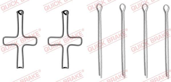 Zestaw akcesoriów, klocki hamulcowe QUICK BRAKE 109-1099