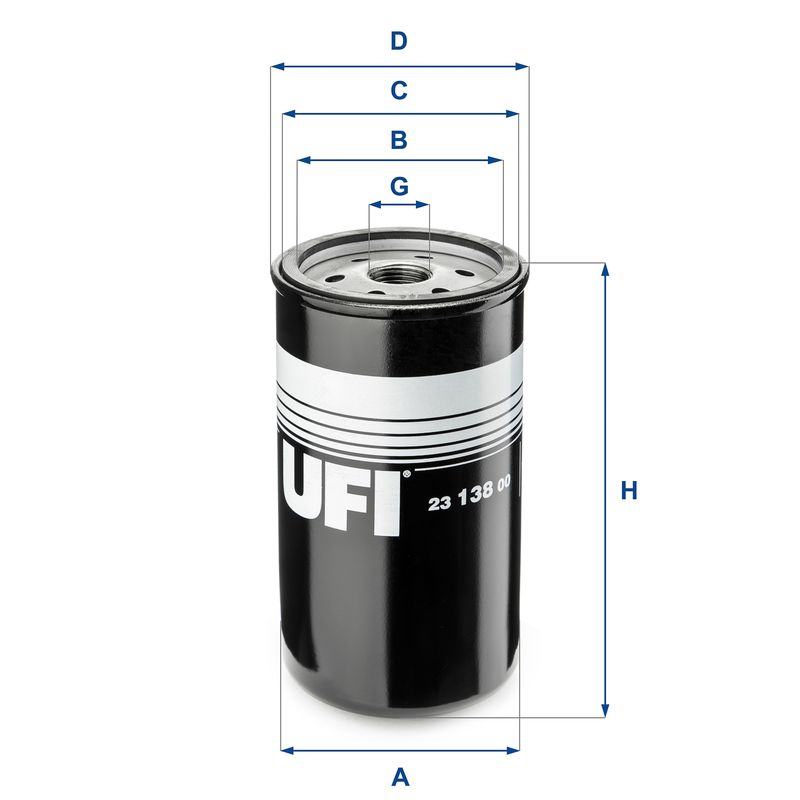 Filtr oleju UFI 23.138.00