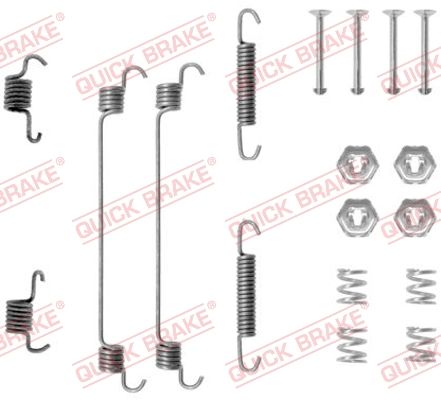 Zestaw akcesoriów, szczęki hamulcowe QUICK BRAKE 105-0657