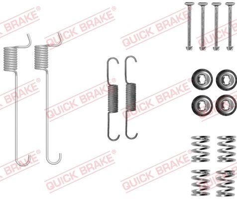 Zestaw akcesoriów, szczęki hamulcowe hamulca postojowego QUICK BRAKE 105-0848