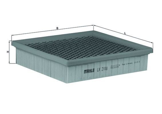 Filtr powietrza MAHLE LX2108