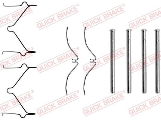 Zestaw akcesoriów, klocki hamulcowe QUICK BRAKE 109-1124