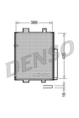 Skraplacz, klimatyzacja Denso DCN35001