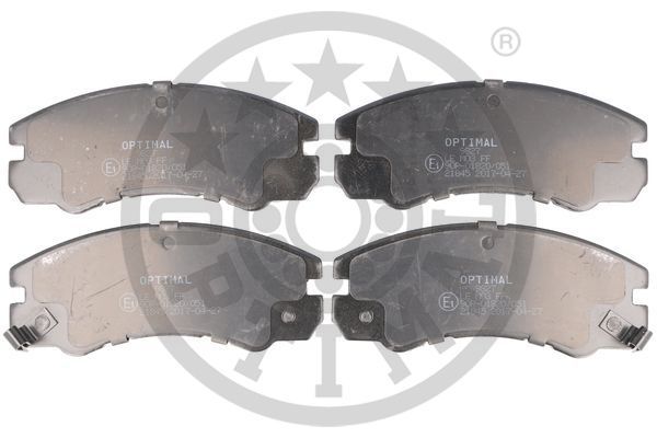Zestaw klocków hamulcowych, hamulce tarczowe OPTIMAL BP-09827