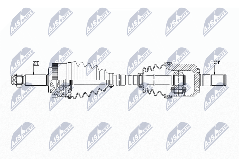 Wał napędowy NTY NPW-HY-545
