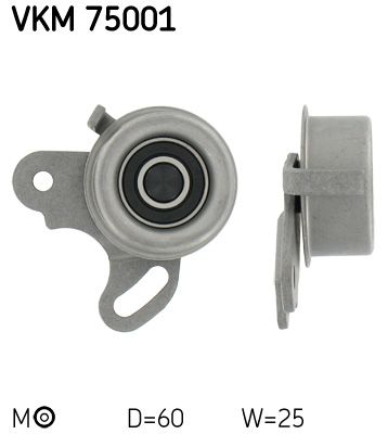 Rolka napinacza, pasek rozrządu SKF vkm 75001