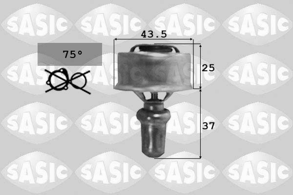 Termostat, płyn chłodzący SASIC 9000319
