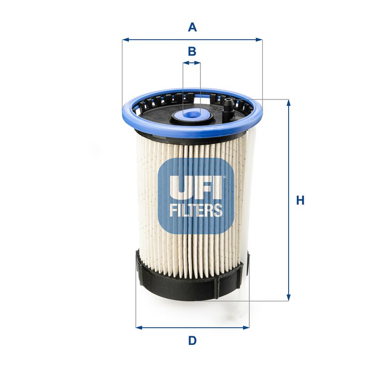 Filtr paliwa UFI 26.065.00