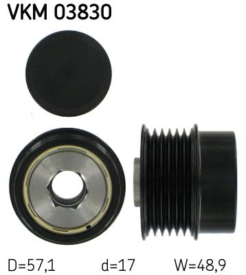 Alternator - sprzęgło jednokierunkowe SKF VKM 03830