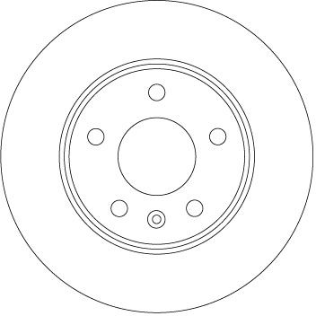 Tarcza hamulcowa TRW DF6915