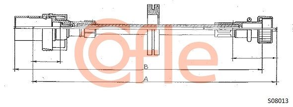 Linka tachografu COFLE S08013