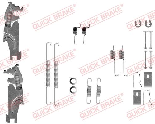 Zestaw akcesoriów, szczęki hamulcowe QUICK BRAKE 105-0847S