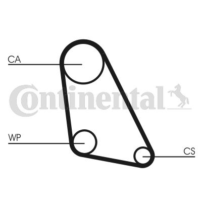 Pasek rozrządu CONTINENTAL CTAM CT534
