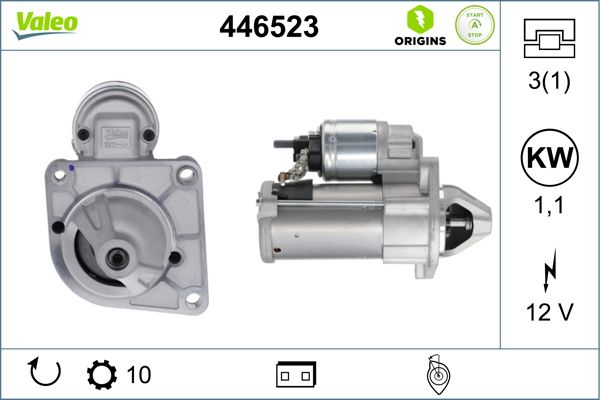 Rozrusznik VALEO 446523