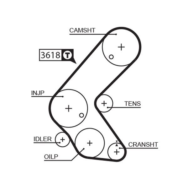 Pasek rozrządu GATES 5563xs